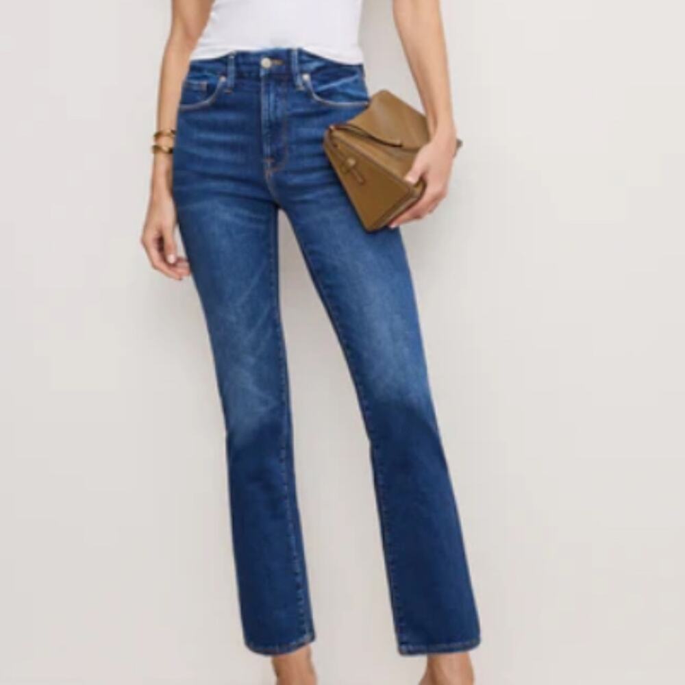 Good American Good Legs Straight jeans indigo571 - Plus sizes 28-32